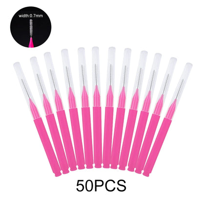 5/10/50PCS Mini Eyebrow Brush Brow Perm Brush Disposable Brow Lifting Brush Bendable Micro Eyelash Brush  Applicator Makeup Tool
