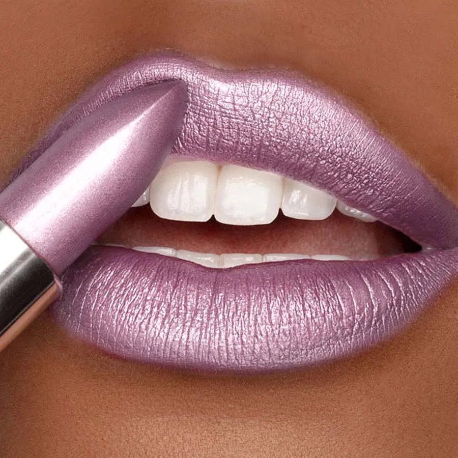 1 PC Glitter Shiny Metallic Lipstick Pearlescent Lip Tint,Long Lasting Lip Matte Lip Makeup Gifts for Women Lip Oil Cosmetic