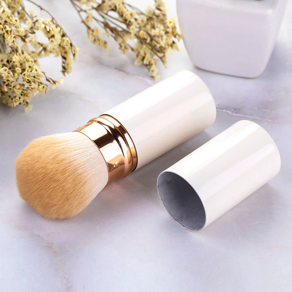 1pcs Professional Makeup Brushes Retractable Blusher Powder Foundation Face Concealer Kabuki Makeup Brush Cosmetic Tools