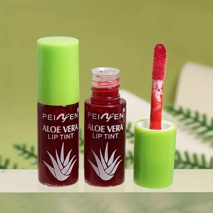 6 Color Aloe Vera Liquid Lipstick Set Color Changing Lip Gloss Lasting Moisturizing Lip Tint Beauty Korean Cosmetics Makeup Tool