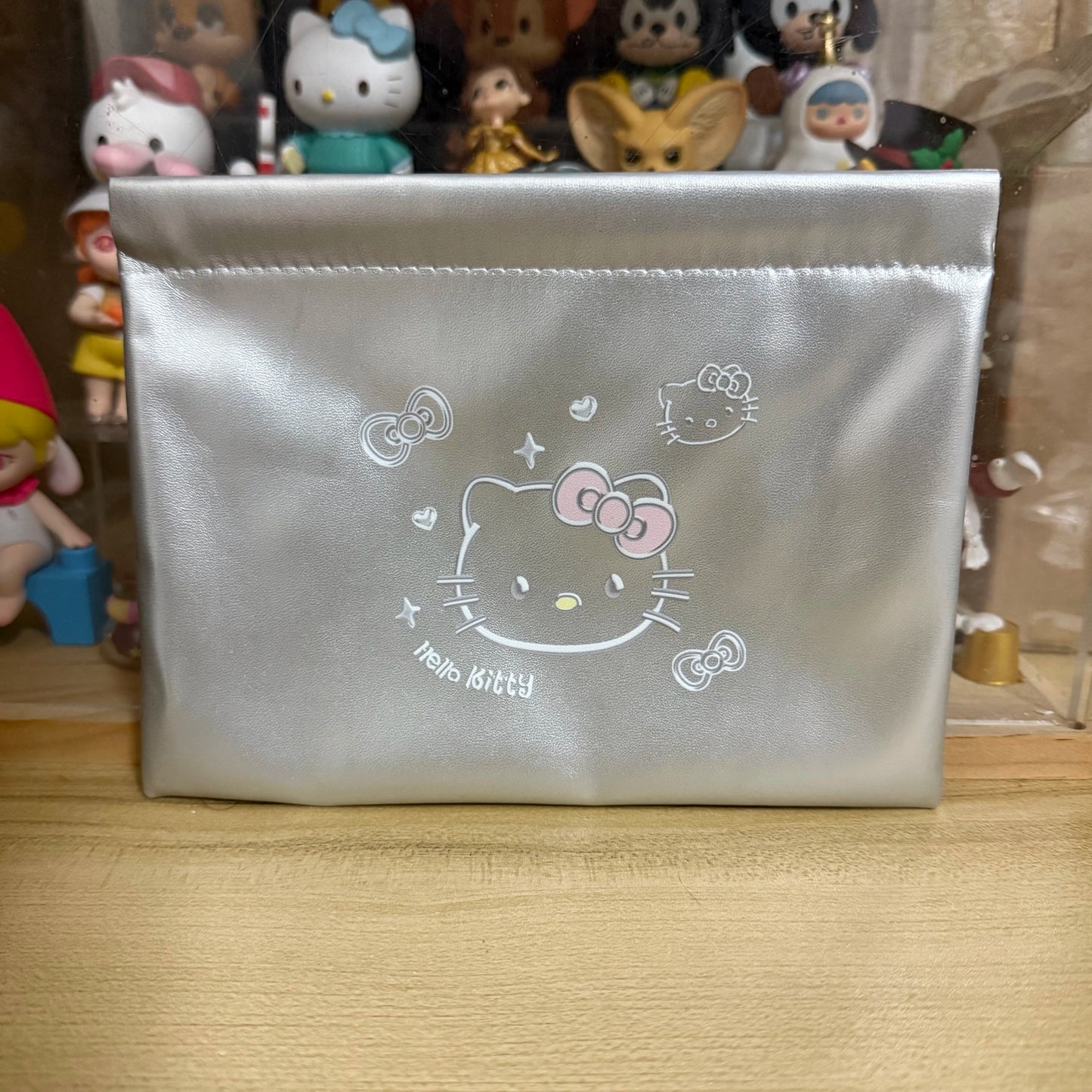 New Hello Kitty Organizer Bag Anime Cartoon Portable Makeup Bag Earphones Zero Wallet Lipstick Travel Storage Bag Accessory Gift