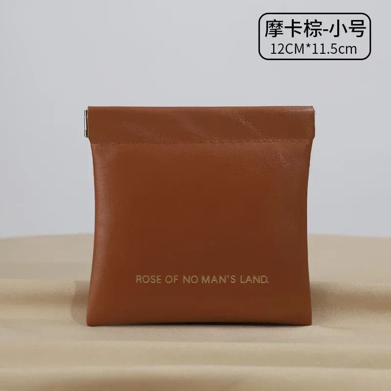 파우치 Simple Lipstick Makeup Storage Bag Women Fashion Portable Mini Key Jewelry Cosmetic Organizer Pouch Handbag Косметичка 2025