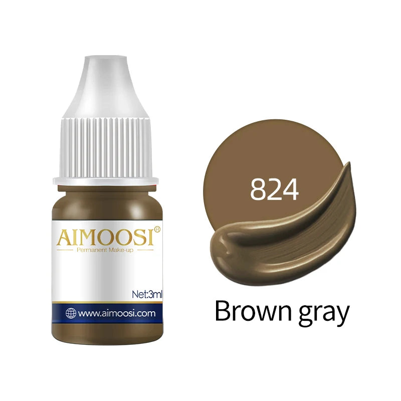 AIMOOSI Lip Tattoo Ink for Semi Permanent Makeup Nano Eyebrows Microblading Pigment 3ML Beauty Health Tattoo Supplies