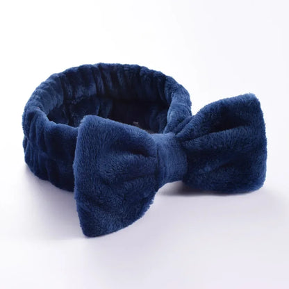 Women Makeup Coral Fleece Headband Wash Face Soft Hair Holder Elastic Top Knot Hairbands Girl Headwear Hair Accessories