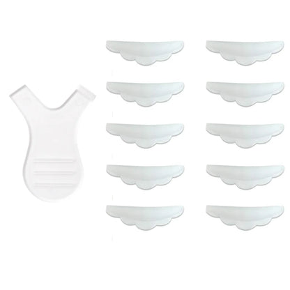 5Pairs Silicone Eyelash Perm Pad Y Eyelash Brush 3D Eyelash Curler Applicator Makeup Lifting Tools Lashes Rods Shield