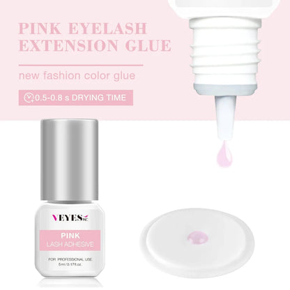 Veyes Inc 5ml Eyelash Extensions Glue Veyelash 0.5 Second Fast Drying Strong Lash Adhesive 7 Weeks Retention Volume Makeup Tools