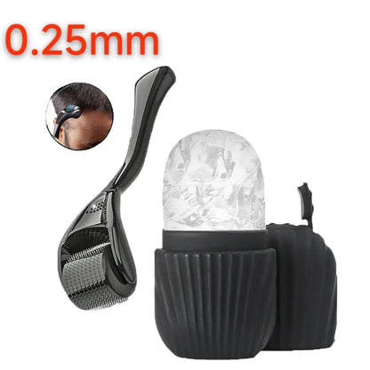 1/2/3pcs Ice Face Roller Facial Skincare Ice Roller Set,Facial Roller GuaSha FaceTool Set,Face Massage Roller Lifting Contouring