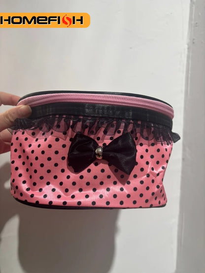 Random Organizer Bag Creative Cylinder Compressible Miscellaneous Toiletries Bag Waterproof Desktop Travel Storage Bag