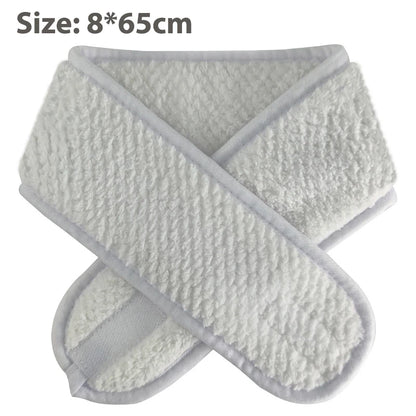 Adjustable Makeup Headband Soft Fleece Face Wash Towel Bath Spa Facial Hairband Skincare Beauty Head Wrap Accessory