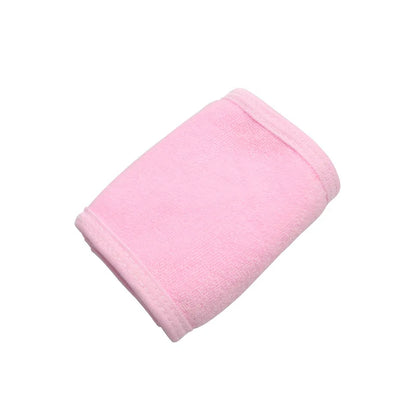 1 Pcs Makeup Hairband Eyelashes Extension Spa Facial Headband Makeup Towel with MagicTape Wrap Head Terry Cloth Headband Stretch