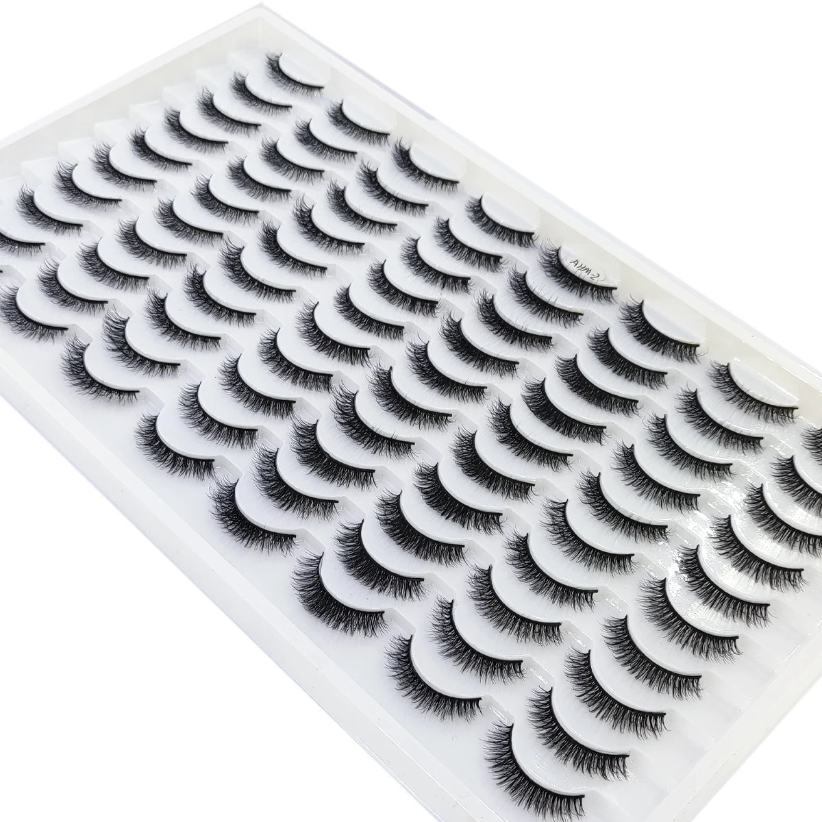 HBZGTLAD 30/40 pairs of natural long 3D artificial mink false eyelashes false eyelashes makeup set mink eyelashes extended eyela