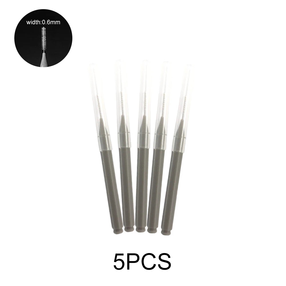 5/10/50PCS Mini Eyebrow Brush Brow Perm Brush Disposable Brow Lifting Brush Bendable Micro Eyelash Brush  Applicator Makeup Tool