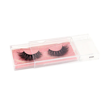 LEHUAMAO Eyelashes 3D Mink Lashes natural mink lashes for daily wear soft lashes Eyelash extension real Eyelash for makeup D103