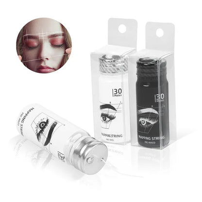 30m Microblading Pre-Inked Mapping String Eyebrow Makeup Dyingliner Thread Borw Permanent Positioning Measurement Tattoo Tools