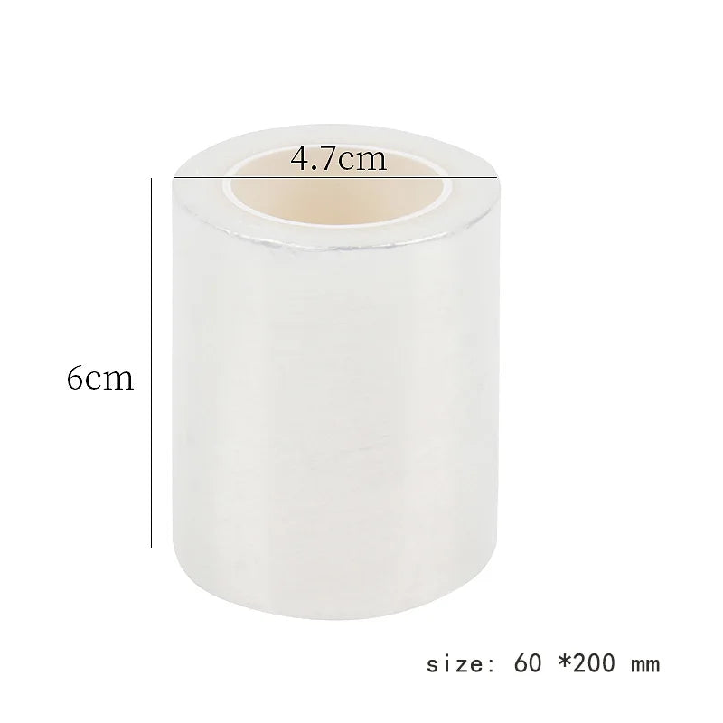 1 Roll  200M Plastic Wrap Eye Use Preservative Film Lash Remover Clear False Eyelash Extension Permanent Women Makeup Tools