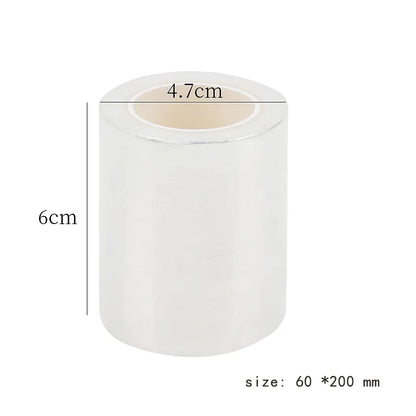 1 Roll  200M Plastic Wrap Eye Use Preservative Film Lash Remover Clear False Eyelash Extension Permanent Women Makeup Tools