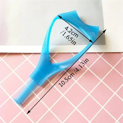 1/3pcs Plastic Portable Mascara Shield Applicator Eyelash Guide Aids Eye Lash Comb Eyelash Curler Women Girls Eyes Makeup Tools