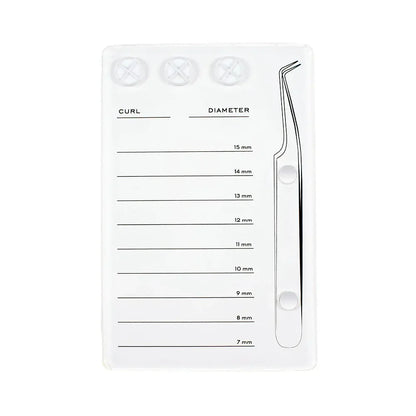 Wholesale 1Pcs Eyelash Holder Eyelash Extension Glue Pallet Acrylic Board for Lashes False Eyelashes Pad Lash Makeup Tools