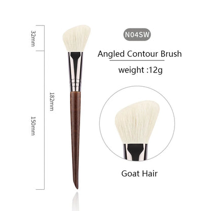 OVW Animal Hair Makeup Brush Complete Set 28PCS Lip Brushes Eyeshadow Brush Soft Makeup Brush Beauty Tools Smudge Brush Single