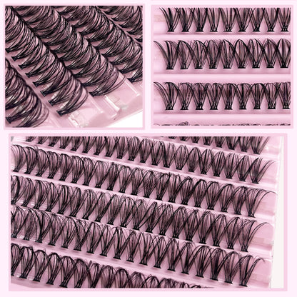 30D 40D 50D 60D Mink False Eyelash C/D Curl 8-16mm DIY Individual Eyelash Clusters Natural Eyelash Extension Makeup Tool Lashes