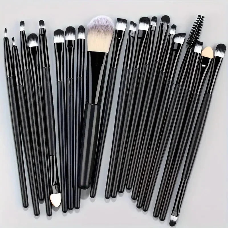 20Pcs Makeup Brush Set Eyeliner Brush Blending Brush Makeup Brushes for Cheeks Eye Cosmetic Foundation Brush Make Up Set 2035