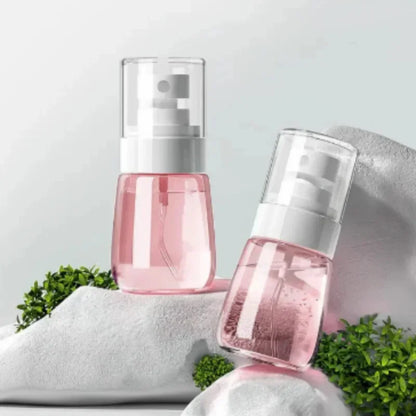 2Pack Refillable Spray Bottles 1oz/30ml Alcohol Atomizer Mini Fine Mist Liquid Containers for Skin Care Makeup Travel Accessorie
