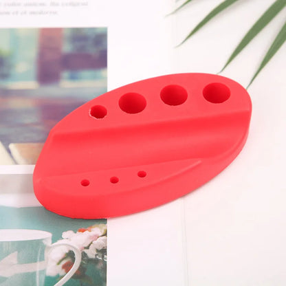 Oval Silicone Porta Cosmeticos Holder Stand For Microblading Pigment Ink Cup Machine Permanent Makeup Tattoo Accessories Supplie
