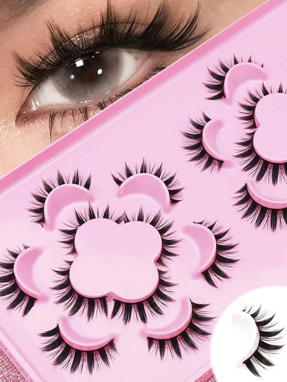 5/10Pairs 3D Mink Lashes Natural Eyelashes Dramatic False Eyelashes Faux Cils Makeup Wholesale Fake Eyelash Extension maquiagem