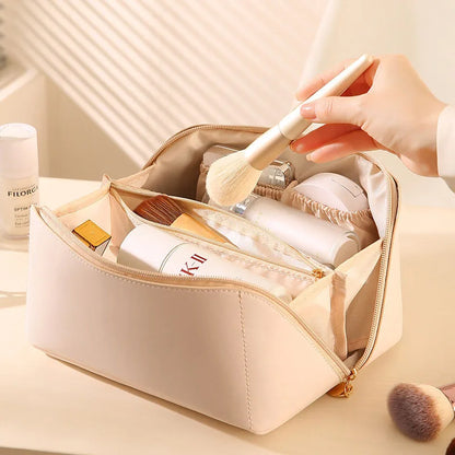 Zipper Makeup Organizer Female Toiletry Kit Bag Make Up Case Storage Pouch Luxury Lady Box Cosmetic Bag Organizer Bag Travel Zip