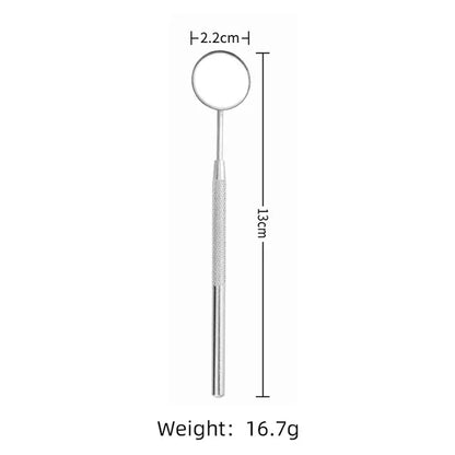 Eyelash Extension Grafting Mirror Magnifying Checking Stainless Steel Handle Plastic Mouth Oral Teeth Care Eyelashes Makeup Tool