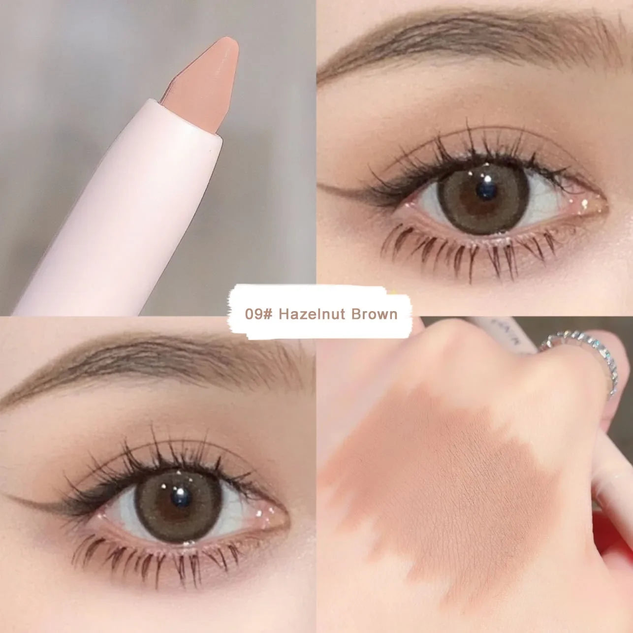 Eye Shadow Lying Silkworm Highlighter Pen Korean Eyes Makeup Matte White Pearl High-gloss Brightening Glitter Eyeshadow Stick