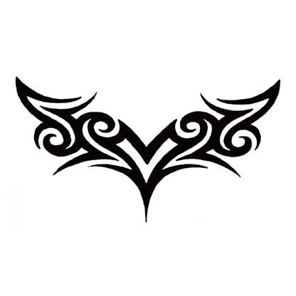 Tattoo Stickers Totem Black Color Flash Temporary Waterproof Party Fake Makeup Neck Hand Arm Body Art for Men Women