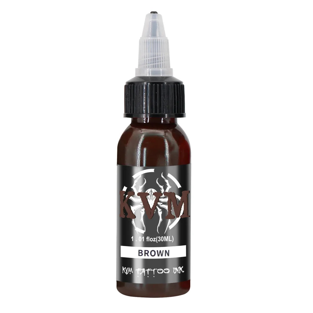 KVM 30ml/1oz 14-colors Tattoo Ink Pigment Body Art Tattoo Kits Professional Beauty Paints Makeup Tattoo Supplies Semi-permanent