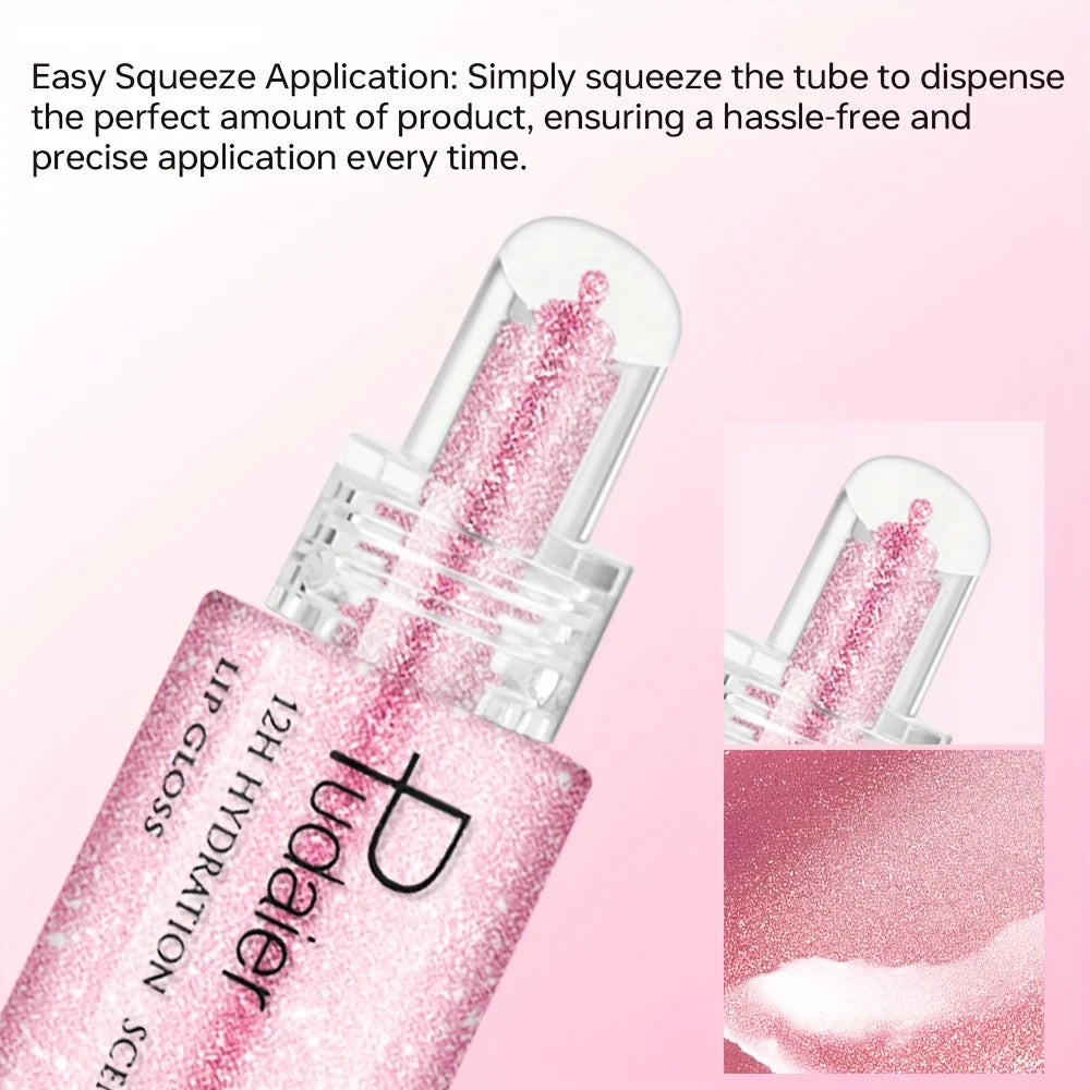 Waterproof Lip gloss, Shine, Long-Lasting, Moistening, Non-Sticky Paste, Easy Application& carry, Glamour lip makeup