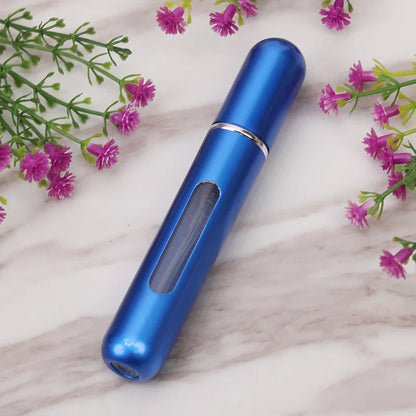 8/10ml Mini Portable Refillable Perfume Bottle Atomizer Pump Aluminum Spray Bottle Cosmetic Container Travel Makeup Tools