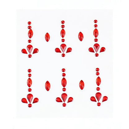 Face Tattoo Eyeshadow Stickers Nail Stickers 3D Pearl Face Jewels Diamond Decoration Self Adhesive Body Brow Makeup DIY Beauty