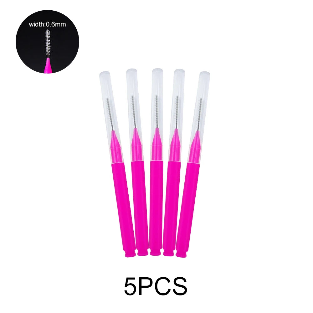 5/10/50PCS Mini Eyebrow Brush Brow Perm Brush Disposable Brow Lifting Brush Bendable Micro Eyelash Brush  Applicator Makeup Tool