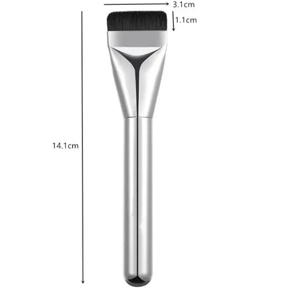 YS00157---One-Word Foundation Brush Lightweight And Thin Face Contour Brush Flat Contour Brush Foundation Cream Makeup Brushes