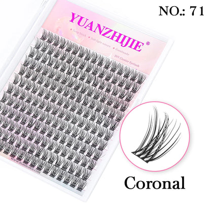 Super Cheap MASSCAKU Segemented DIY Handmade Make up Fake Lashes Cosplay Eyelashes Brush Bond maquillaje Makeup Products Fan