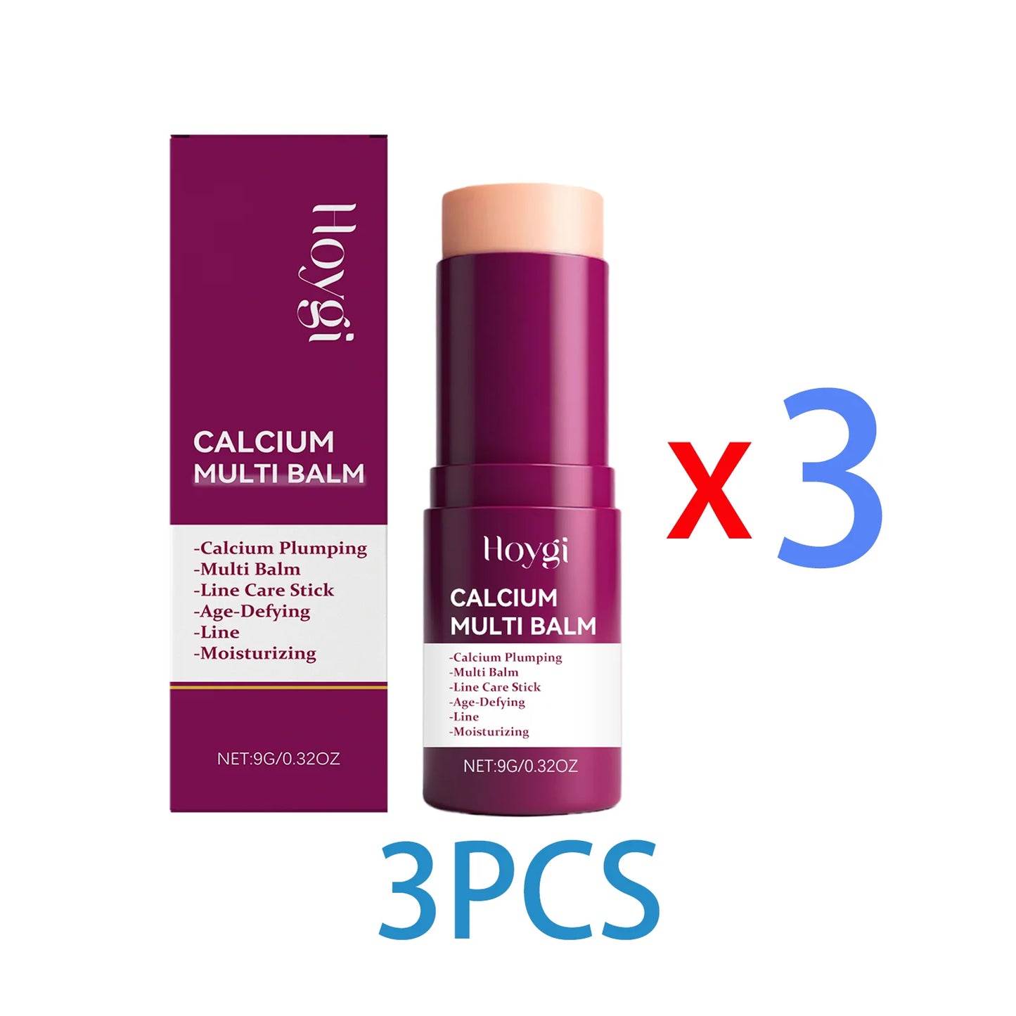 Hoygi Portable Solid Moisturizing Face Stick Lightweight Hydration Balm Winter Skincare Travel Friendly On the Go Moisturizer
