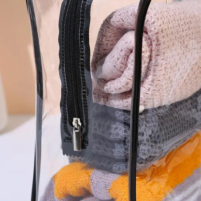 1/3Pcs Set Transparent Toiletry Bags Large Capacity Bag Travel Organizer Storage Pouch Makeup Cosmetics Bag Multifunction