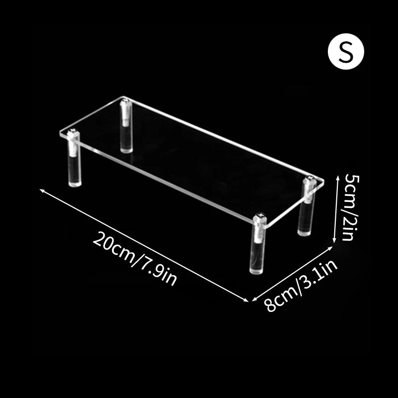 3/5/7 Tiers Eyeshadow Palette Organizer Clear Acrylic Display Stand Lipstick Powder Cosmetics Shelf Rack Makeup Holder
