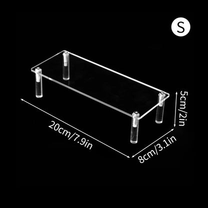 3/5/7 Tiers Eyeshadow Palette Organizer Clear Acrylic Display Stand Lipstick Powder Cosmetics Shelf Rack Makeup Holder