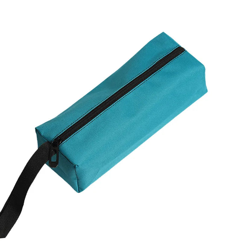 Oxford Canvas Waterproof Storage Hand Tool Bag Screws Nails Drill Bit Metal Parts Fishing Travel Makeup Organizer Pouch Bag Case