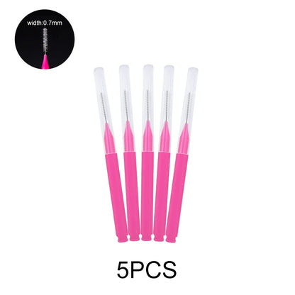 5/10/50PCS Mini Eyebrow Brush Brow Perm Brush Disposable Brow Lifting Brush Bendable Micro Eyelash Brush  Applicator Makeup Tool