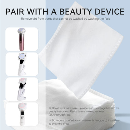 ANLAN 150pcs Extra Thick Facial Cotton Pad 75*75mm Disposable Double-side 3 Layer Soft Makeup Remover Pads