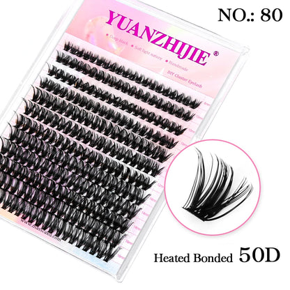 Super Cheap MASSCAKU Segemented DIY Handmade Make up Fake Lashes Cosplay Eyelashes Brush Bond maquillaje Makeup Products Fan