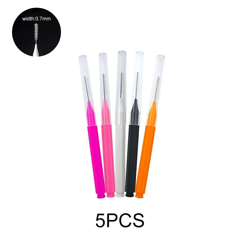 5/10/50PCS Mini Eyebrow Brush Brow Perm Brush Disposable Brow Lifting Brush Bendable Micro Eyelash Brush  Applicator Makeup Tool