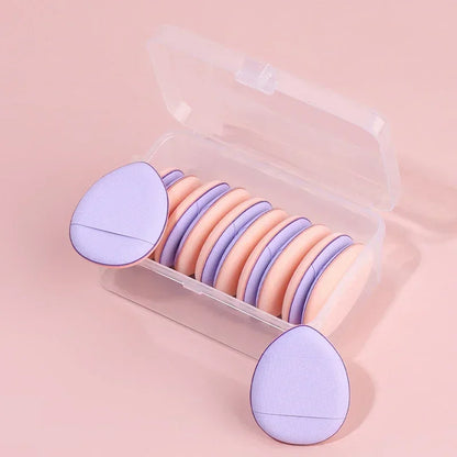5/10Pcs Mini Finger Puff Foundation Small Air Cushion Powder Sponge Face Concealer BB Cream Cosmetic Applicator Makeup Tools