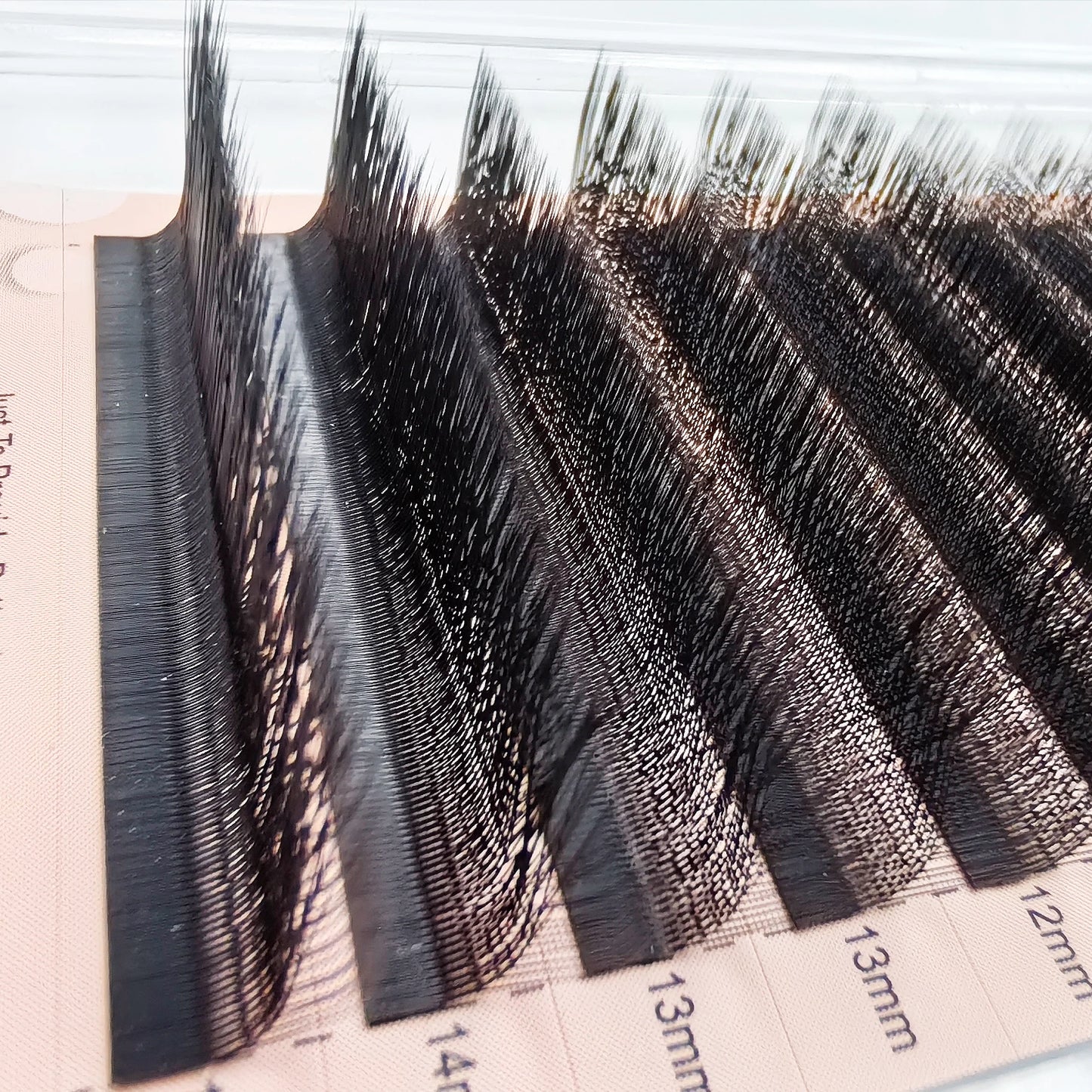 Supmacio LU M L Curl 3DW Eyelash Extensions W Shaped Eyelashes Cilios 3D Premade Fan Lashes Makeup 0.07 Volume Bundle